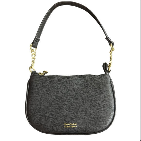 Juicy Couture Handbags - LOW START Juicy Couture Y2K Black Baguette Shoulder Bag NO CALLOUTS